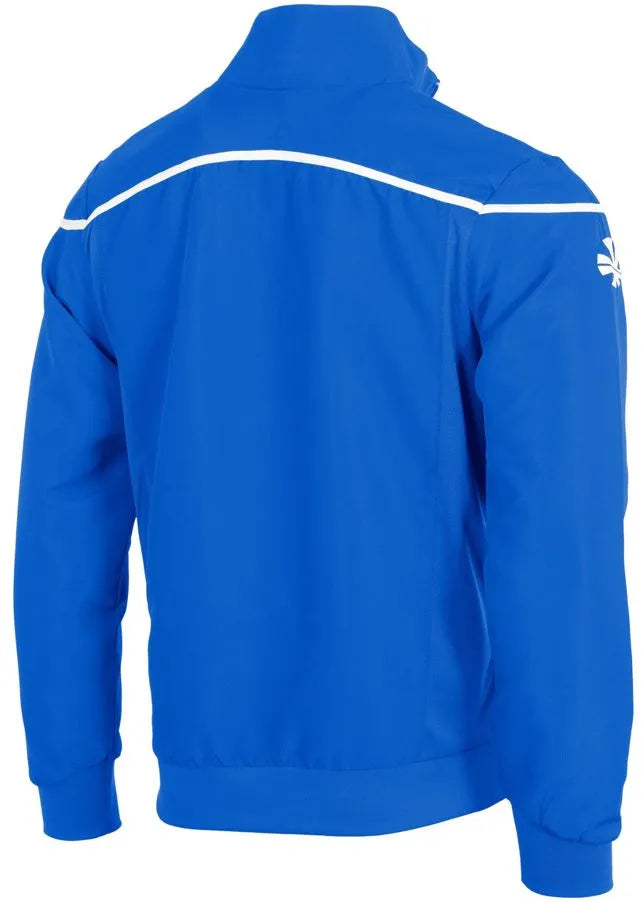Heren reece varsityjack royal-wit blauw m
