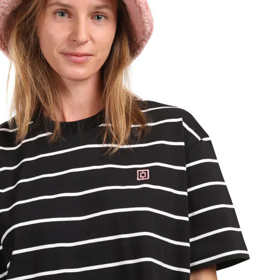 Horsefeathers Dante Ltd Top (black Stripes)
