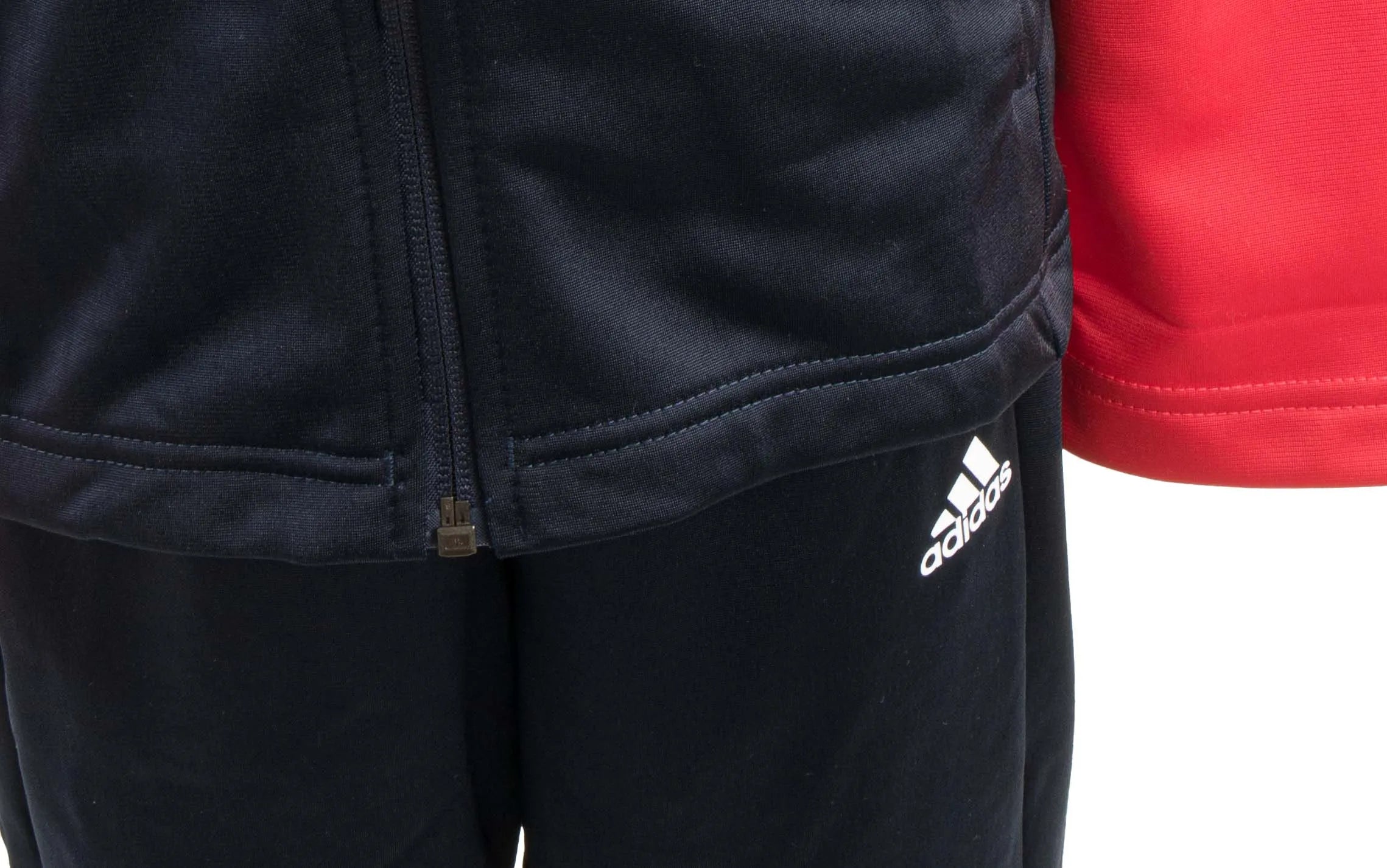 Kindersportset Adidas Jr Trainingspak Cb Ts Legend Ink Zwart
