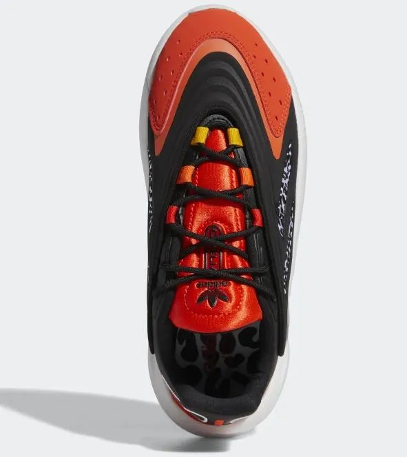 Damesko Adidas Wms Ozellia Blk-wht-org Orange 37 1/3