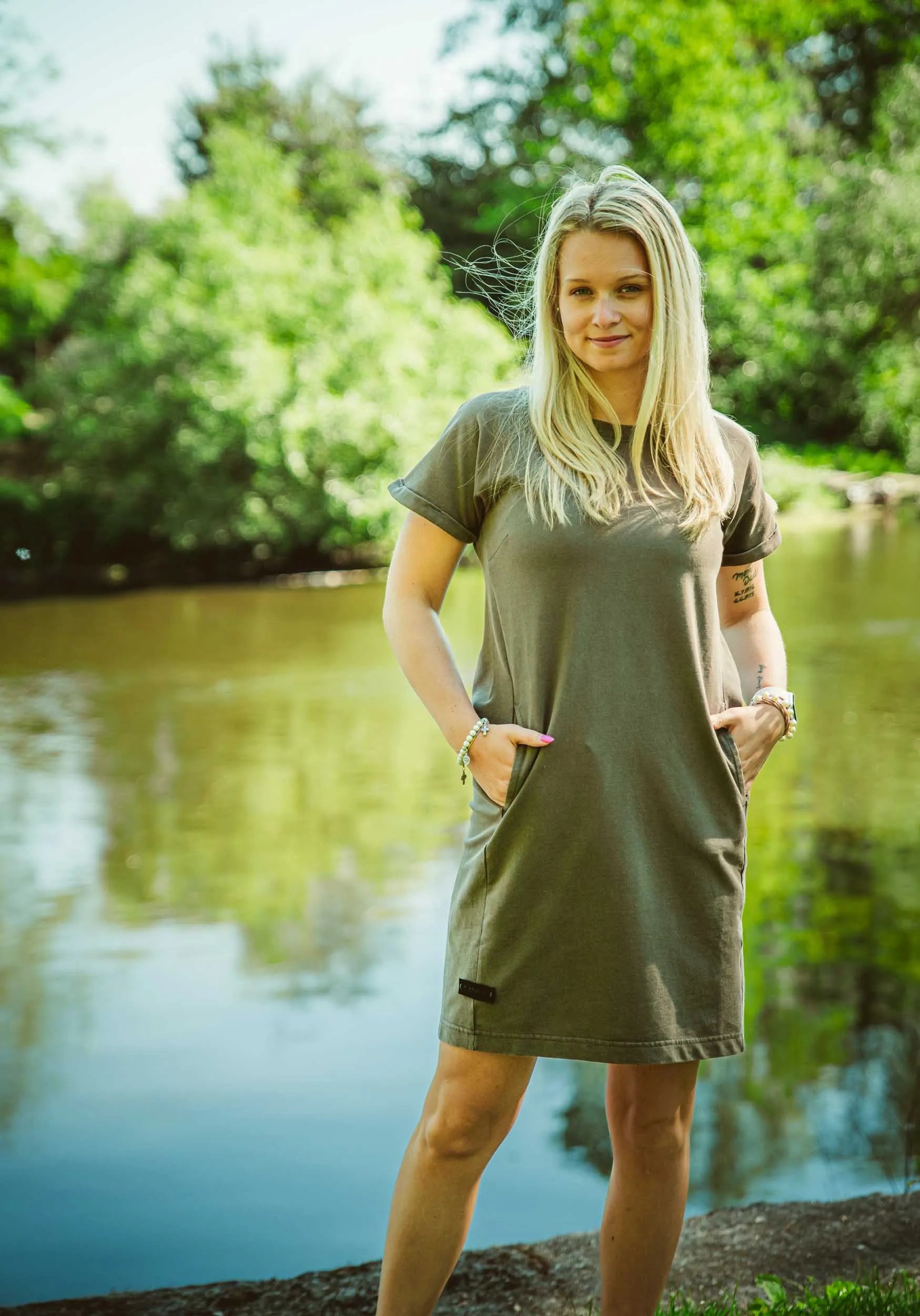 Lúb gúna na mban denda gry brown xl