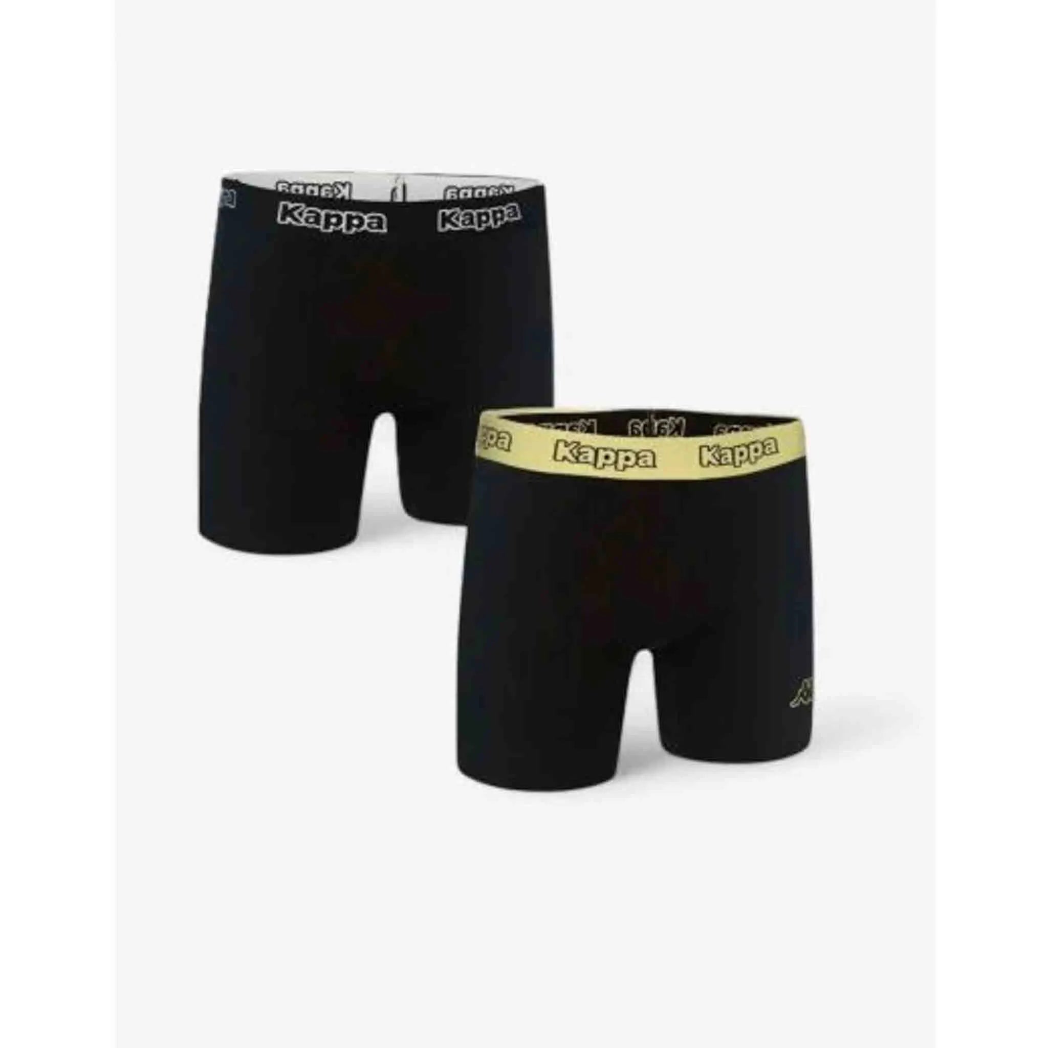Boxershorts Kappa Boxershorts 2er-Pack Schwarz/Limeade Schwarz