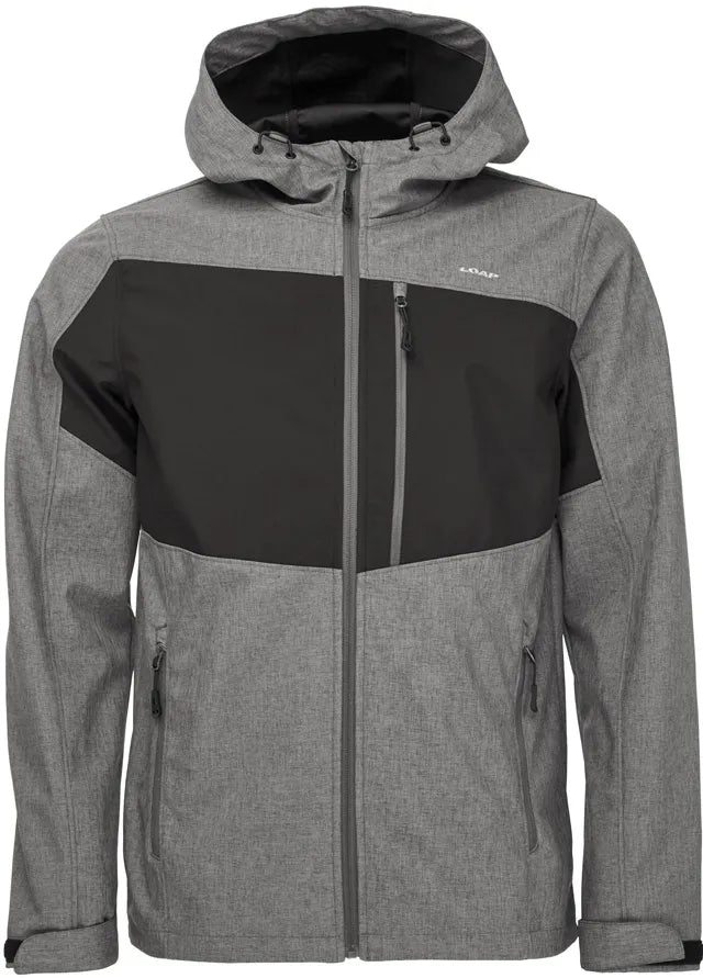 Jachetă Softshell pentru bărbați Loap Ladan Gry-blk gri