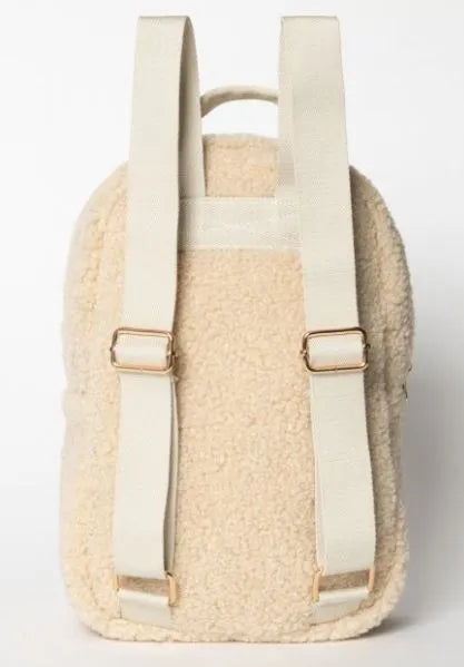Børnerygsæk ecru teddy mini studio noos beige