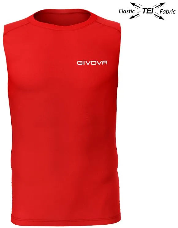 Elastische tanktop givova technisch corpus 1 rood m