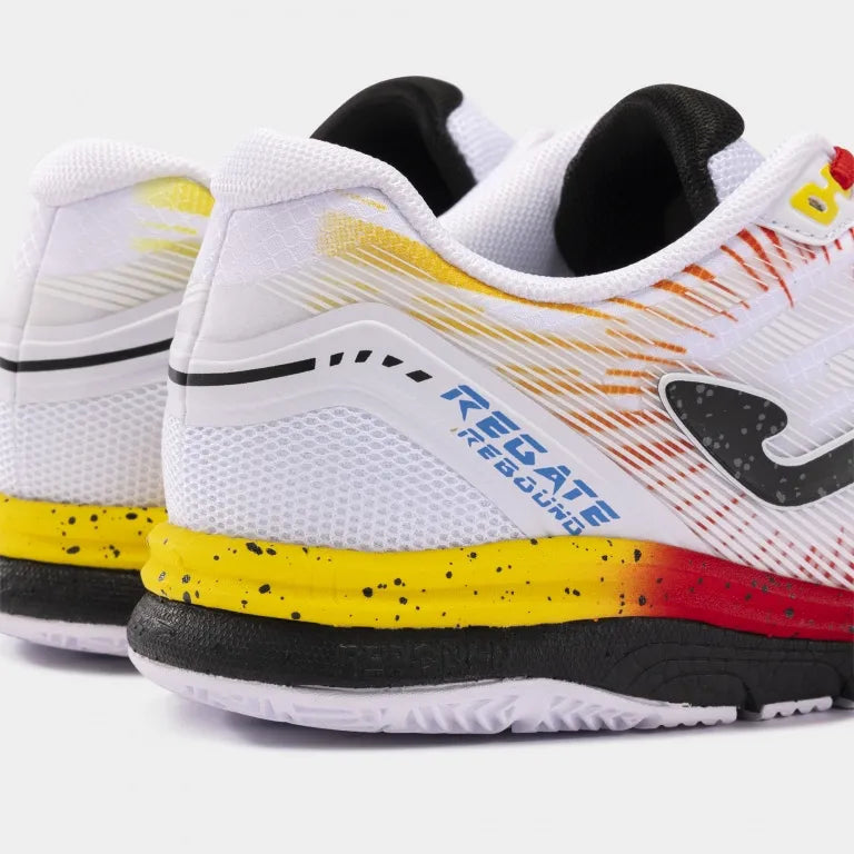 Buty halowe joma regate rebound 2476 białe czerwone halowe białe 43,5