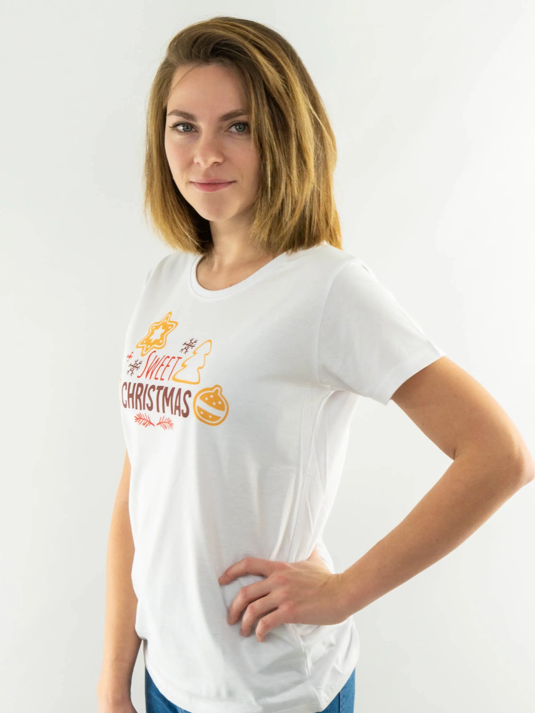 T-shirt damski Jm Sweets Biały 2xl