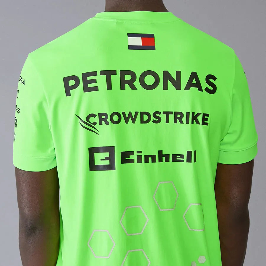 Camiseta Mercedes hombre mapf1 rp set up verde l