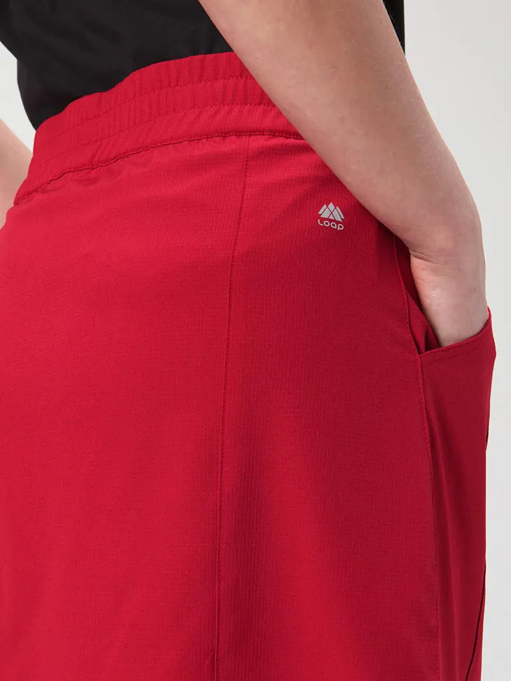 Lúb sciorta na mban uzuka dearg l