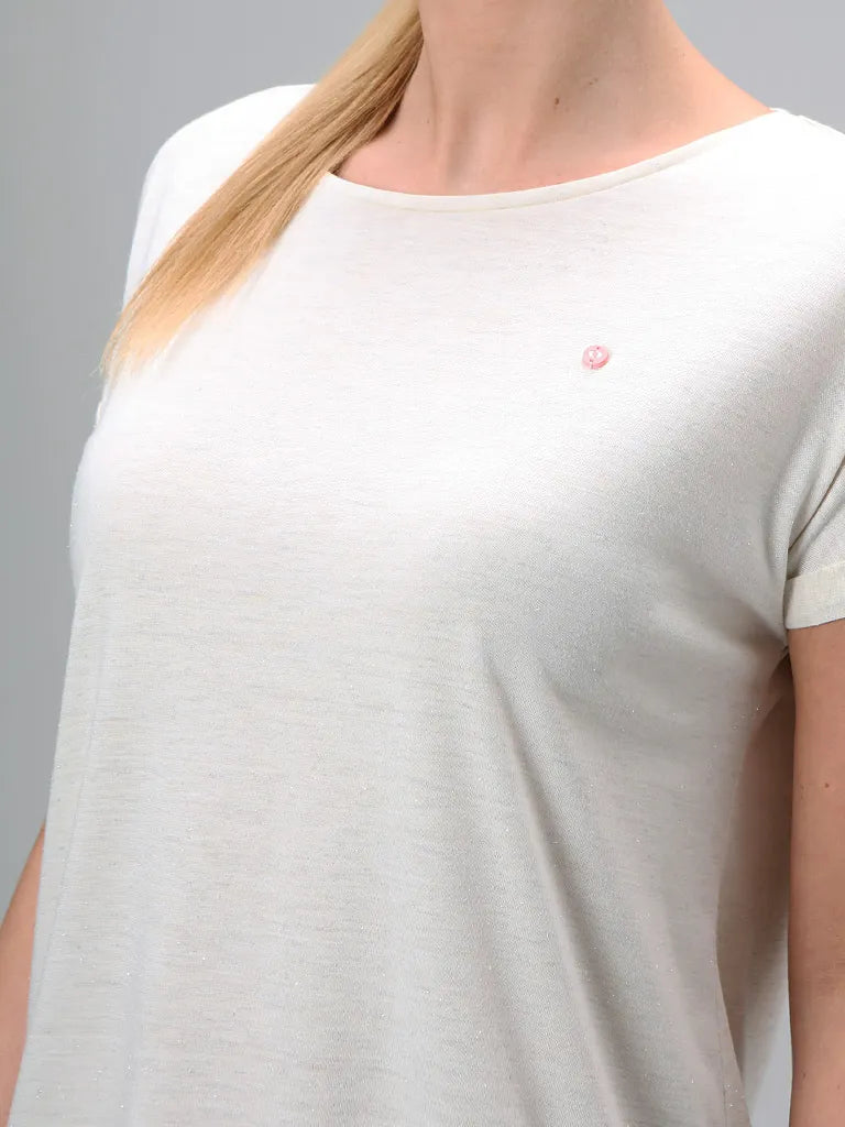 T-shirt femme loop buda whi blanc l