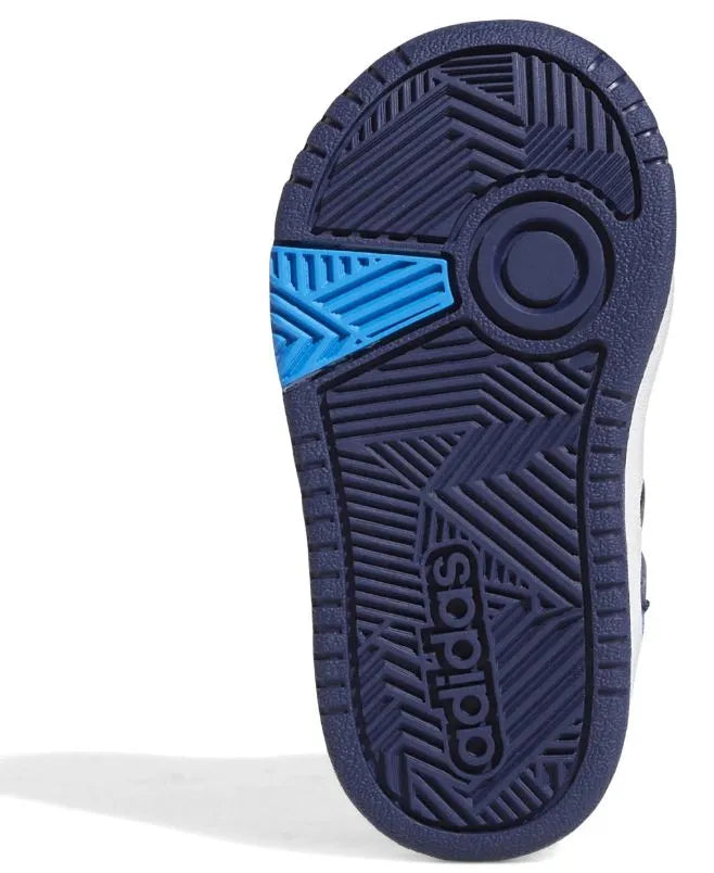 Calçados infantis Adidas Hoops Mid 3.0 tênis azul júnior