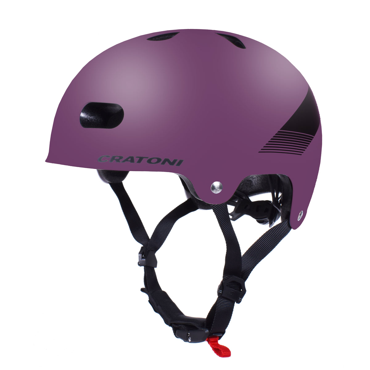 Børnehjelm Cratoni C-mate Jr. Lilla/sort Matallic mat - S/m (54-58 cm)