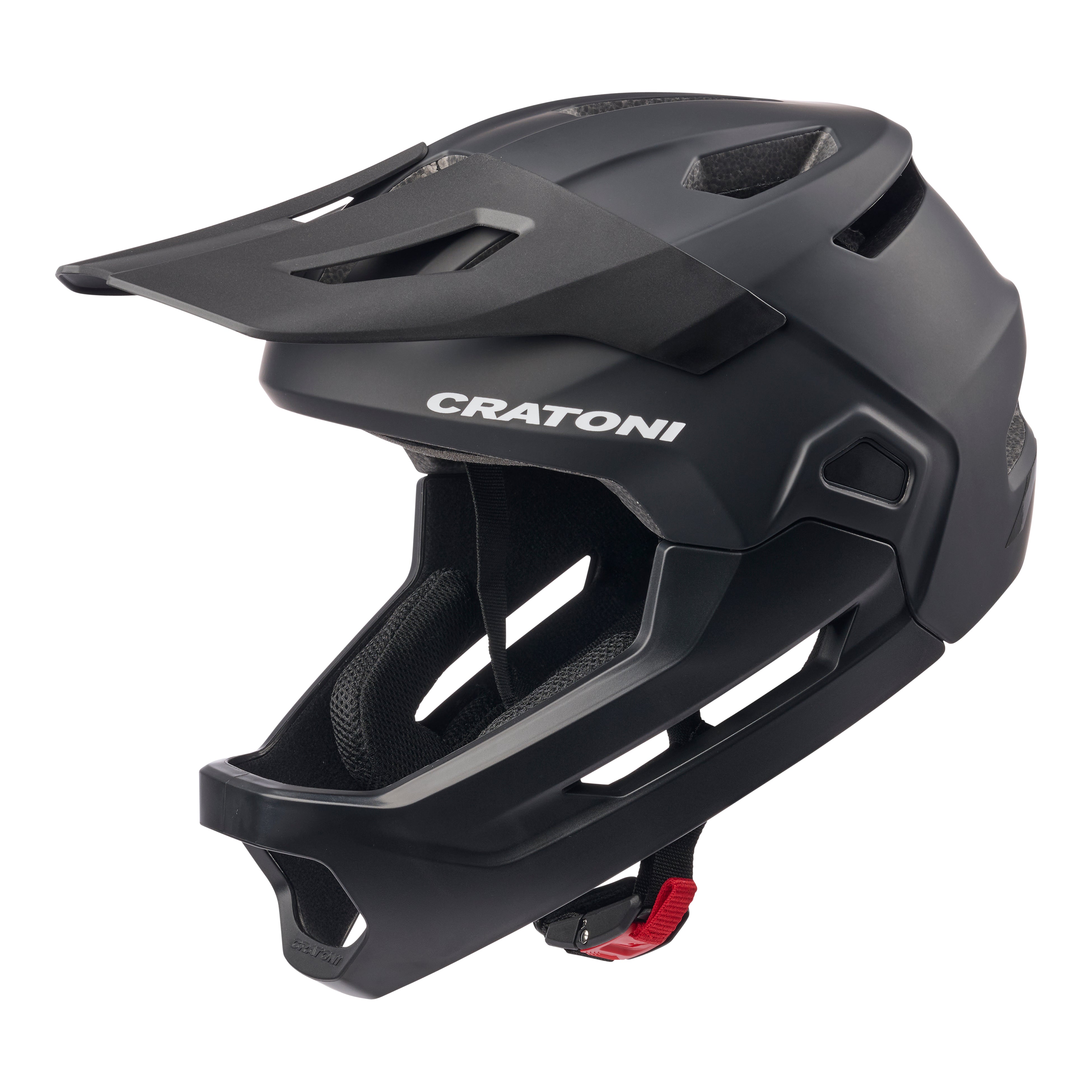 Children's Helmet Cratoni Madcat Black Matt - S-m (49-56 Cm)