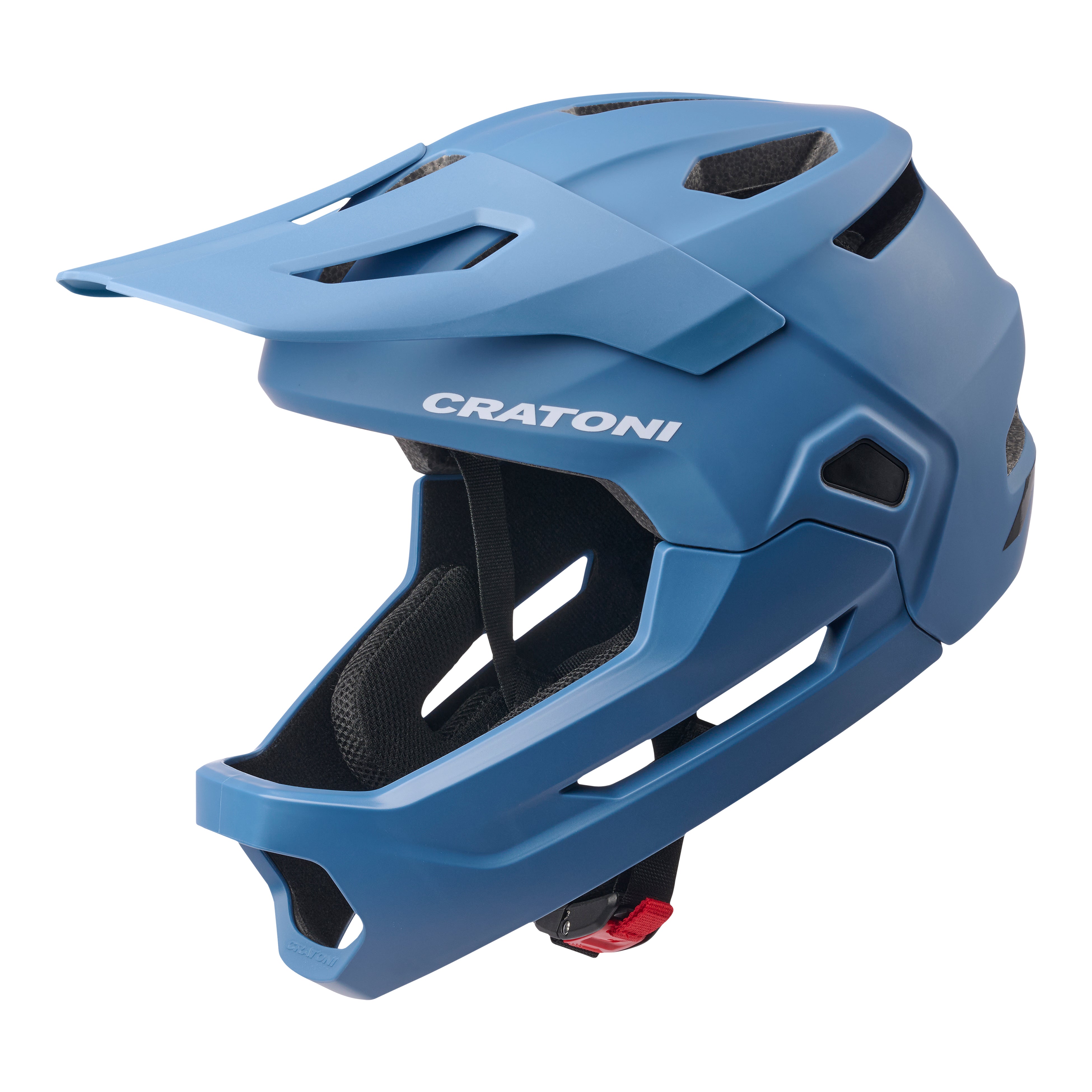 Children's Helmet Cratoni Madcat Blue Matt - S-m (49-56 Cm)