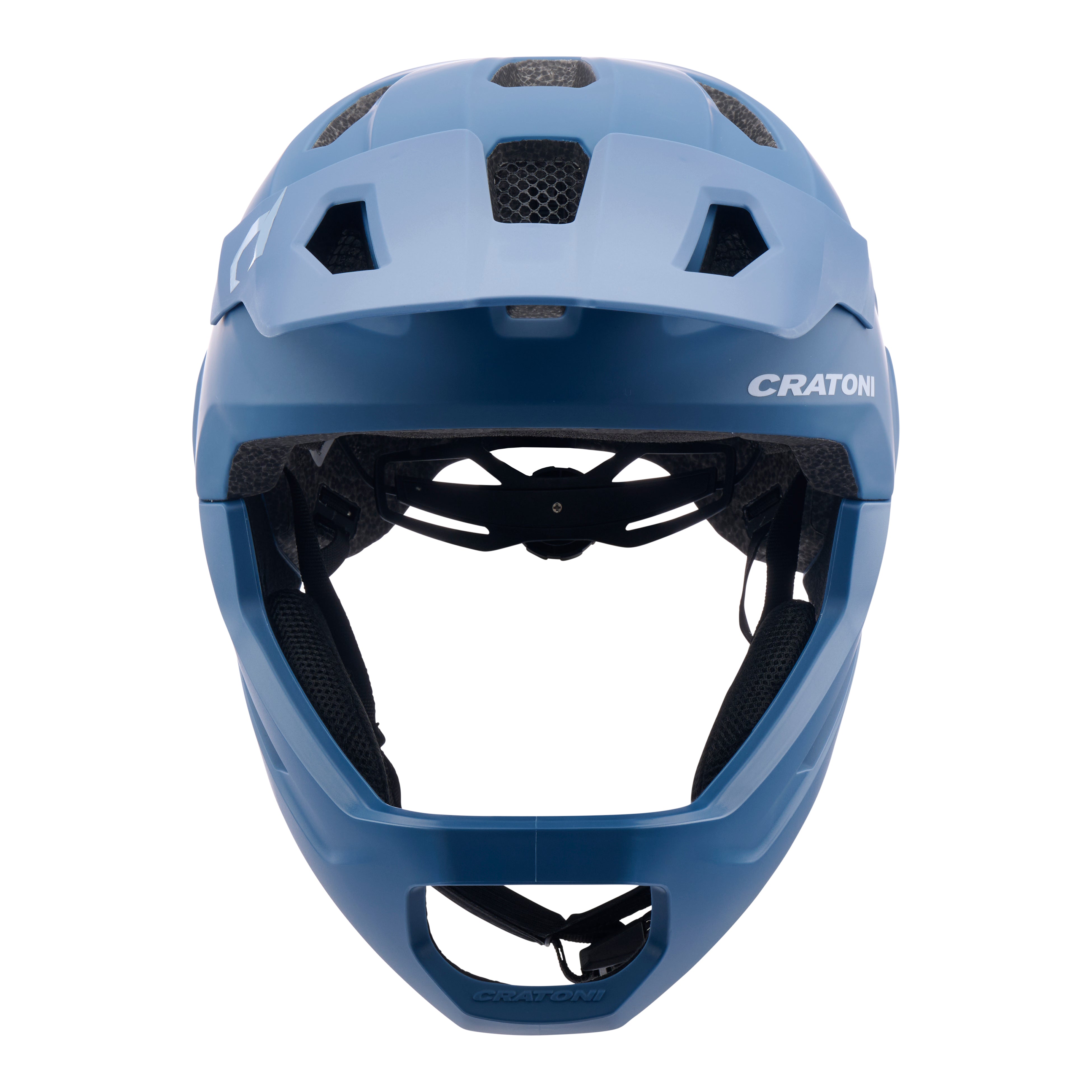 Children's Helmet Cratoni Madcat Blue Matt - S-m (49-56 Cm)
