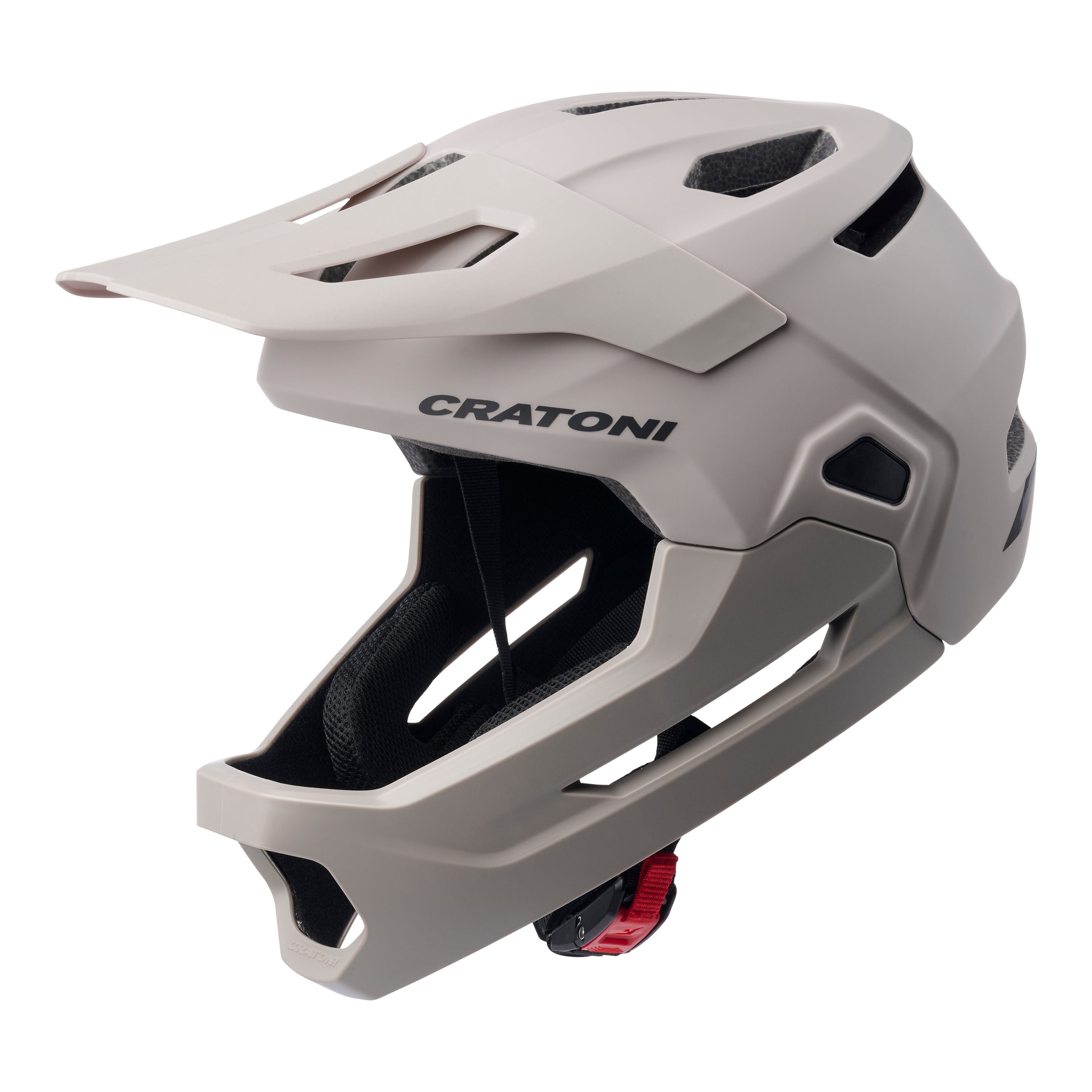 Casco infantil cratoni madcat darksand mate - s-m (49-56 cm)