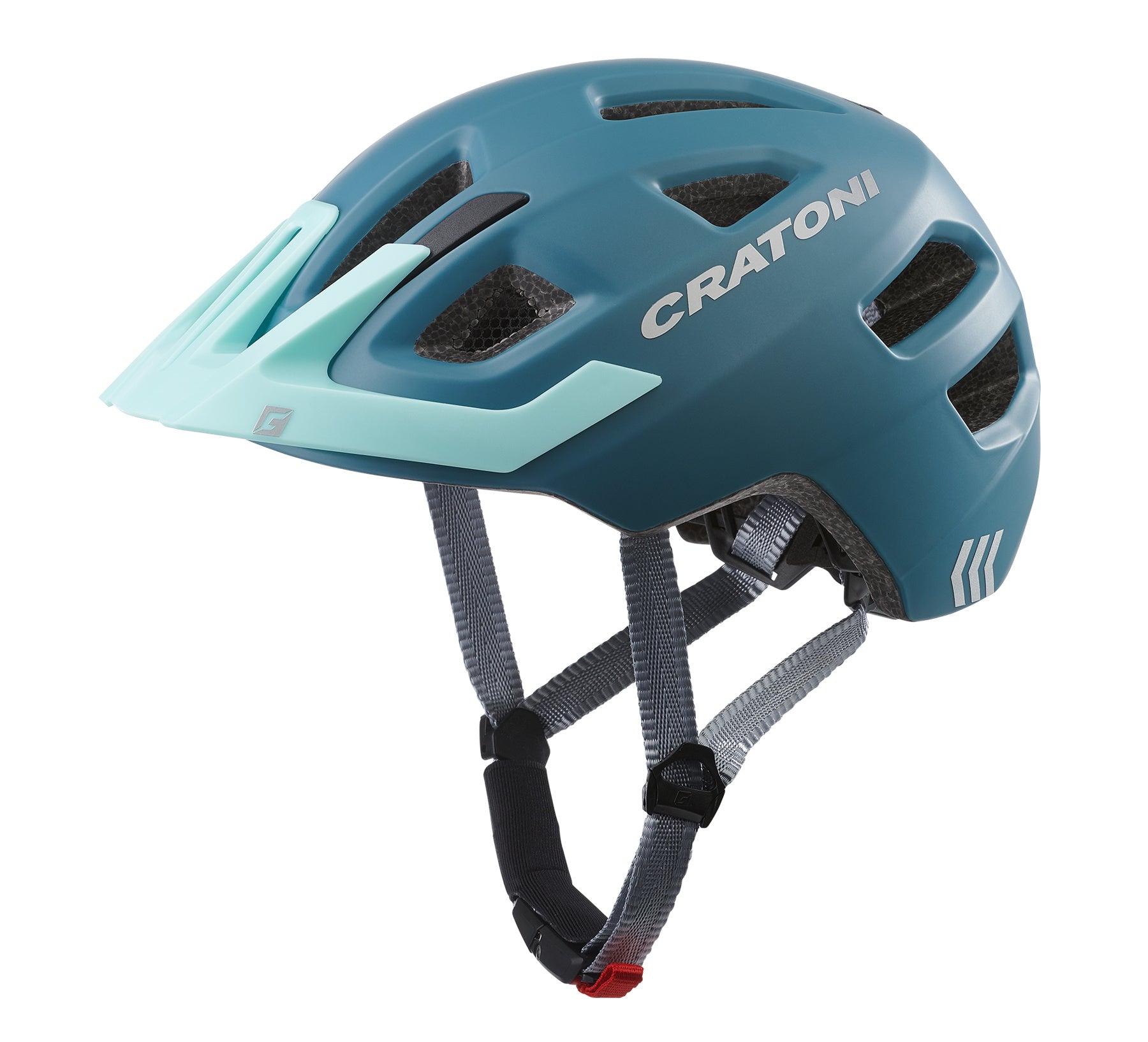 Детска каска Cratoni Maxster Pro Steel/blue Matt