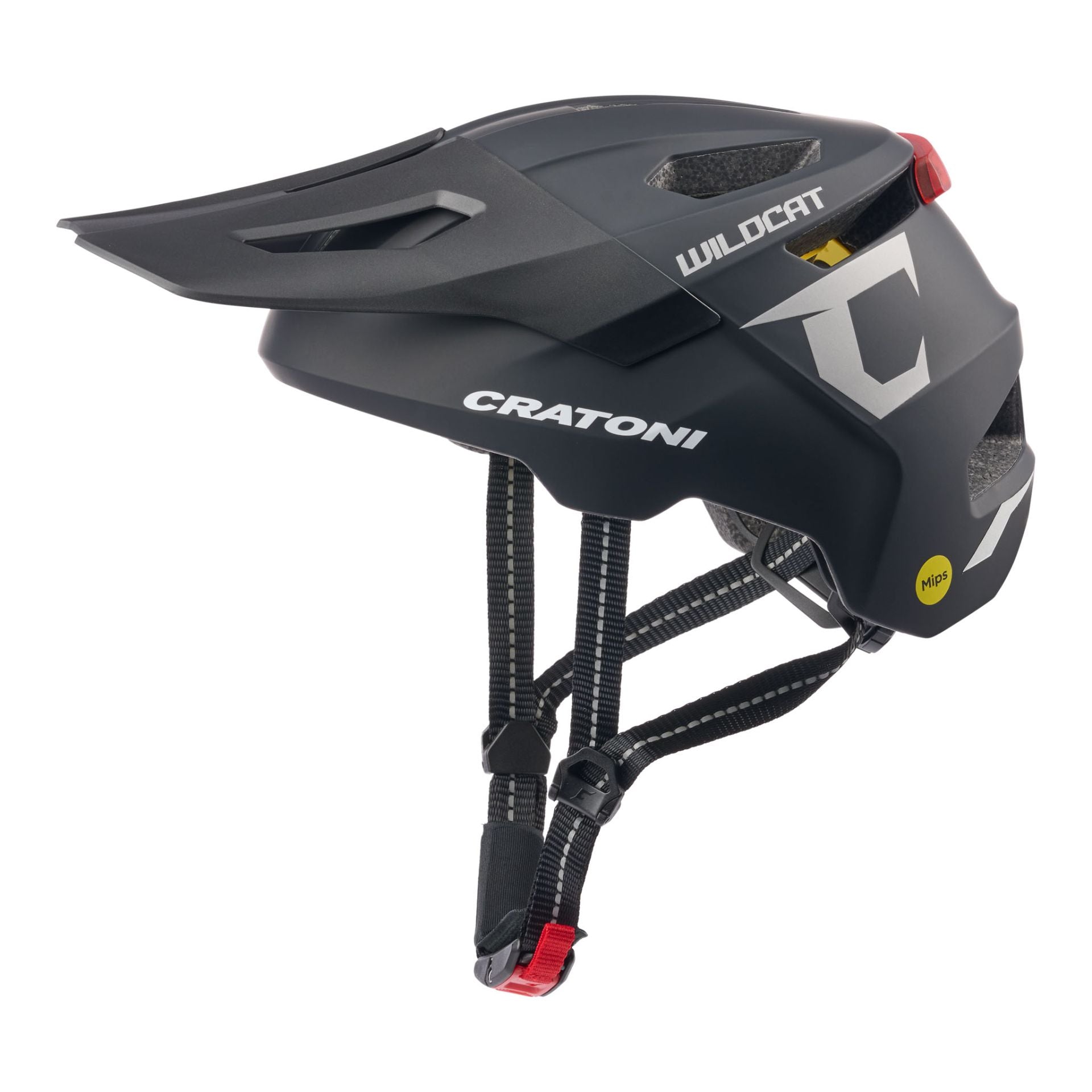 Barnhjälm Cratoni Wildcat Mips Svart Matt - S/m (49-56cm)