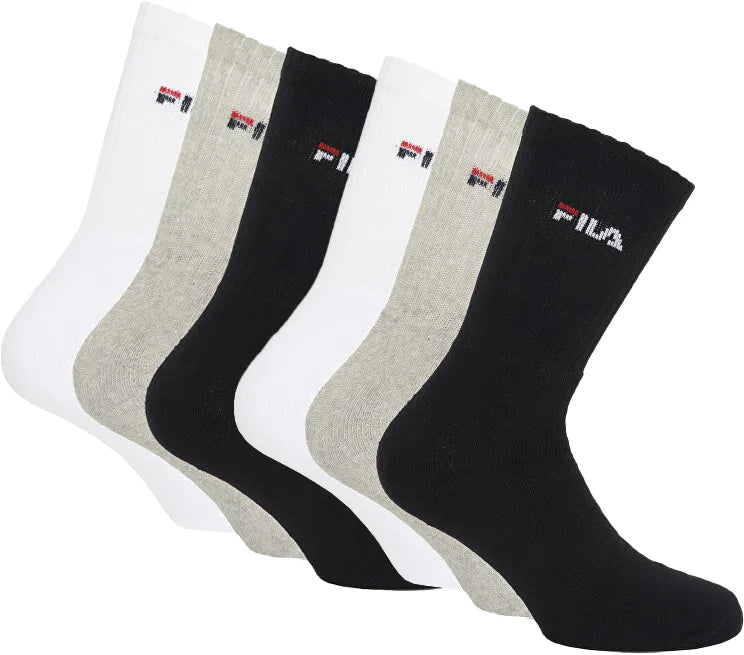 FILA Tennissokken 6-Pack Unisex Classic Mix 35-38
