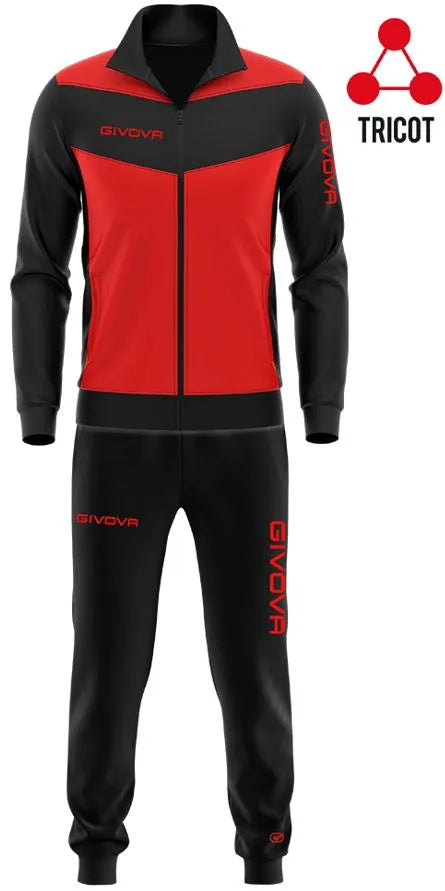 Sportovní set Givova Luxury Red-black Red