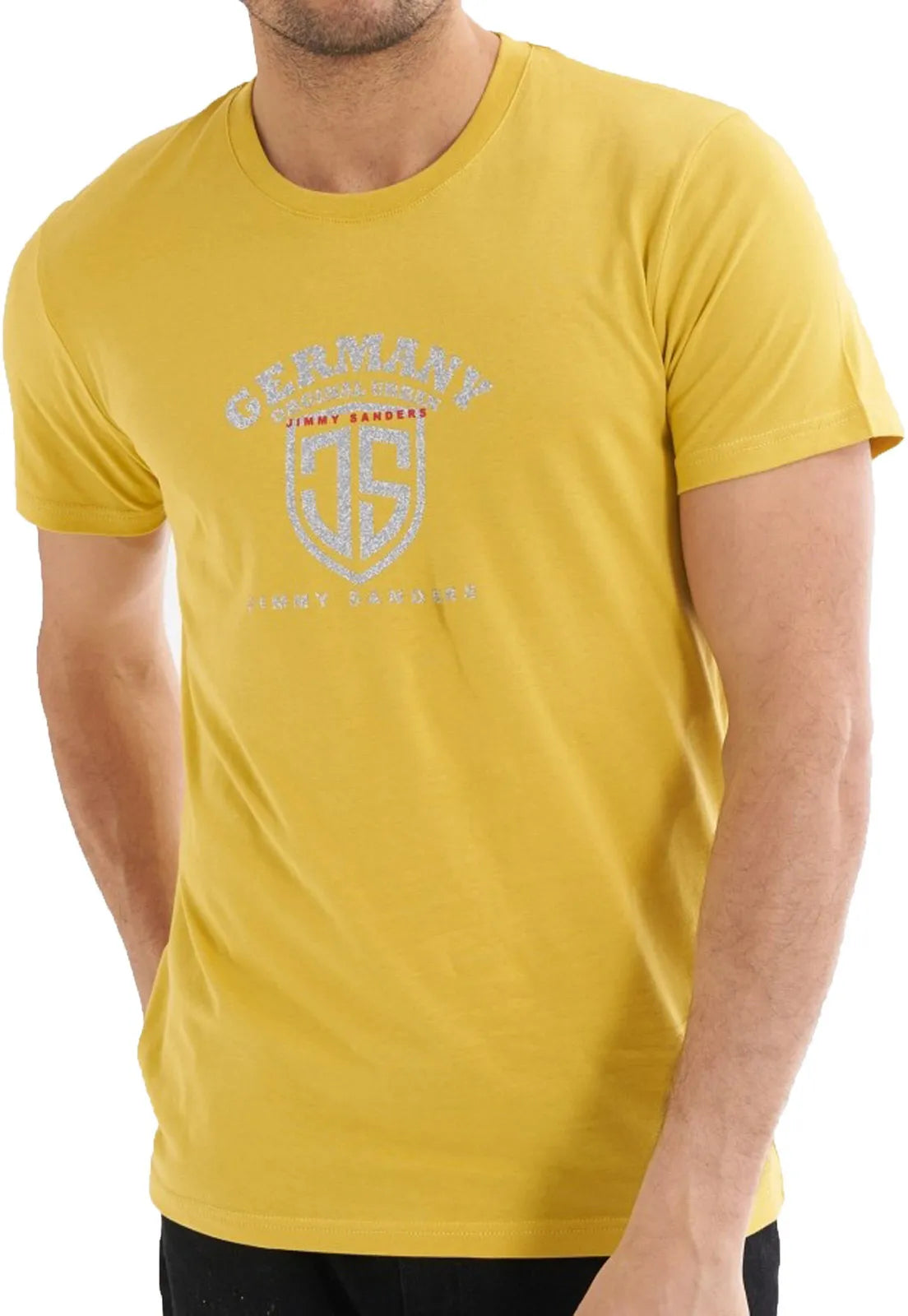 Jimmy Sanders Yuri Mustard Herren T-Shirt Gelb