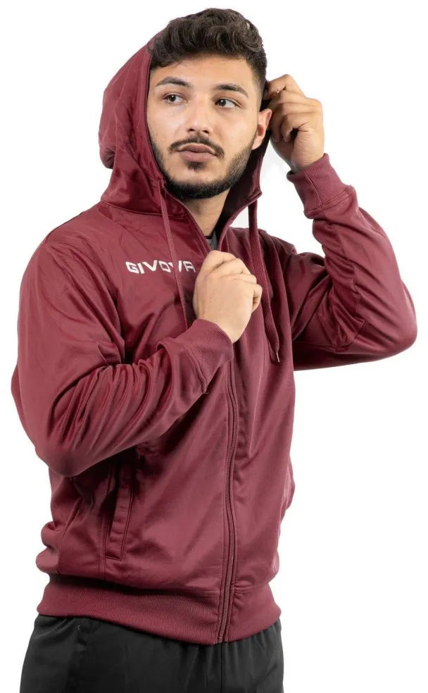 Sport-Sweatshirt Givova Polarfleece 500 Burgund 2xl