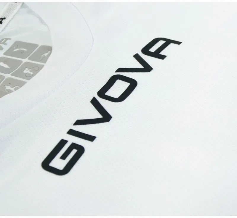 Sport-T-Shirt Givova One Microforata Weiß