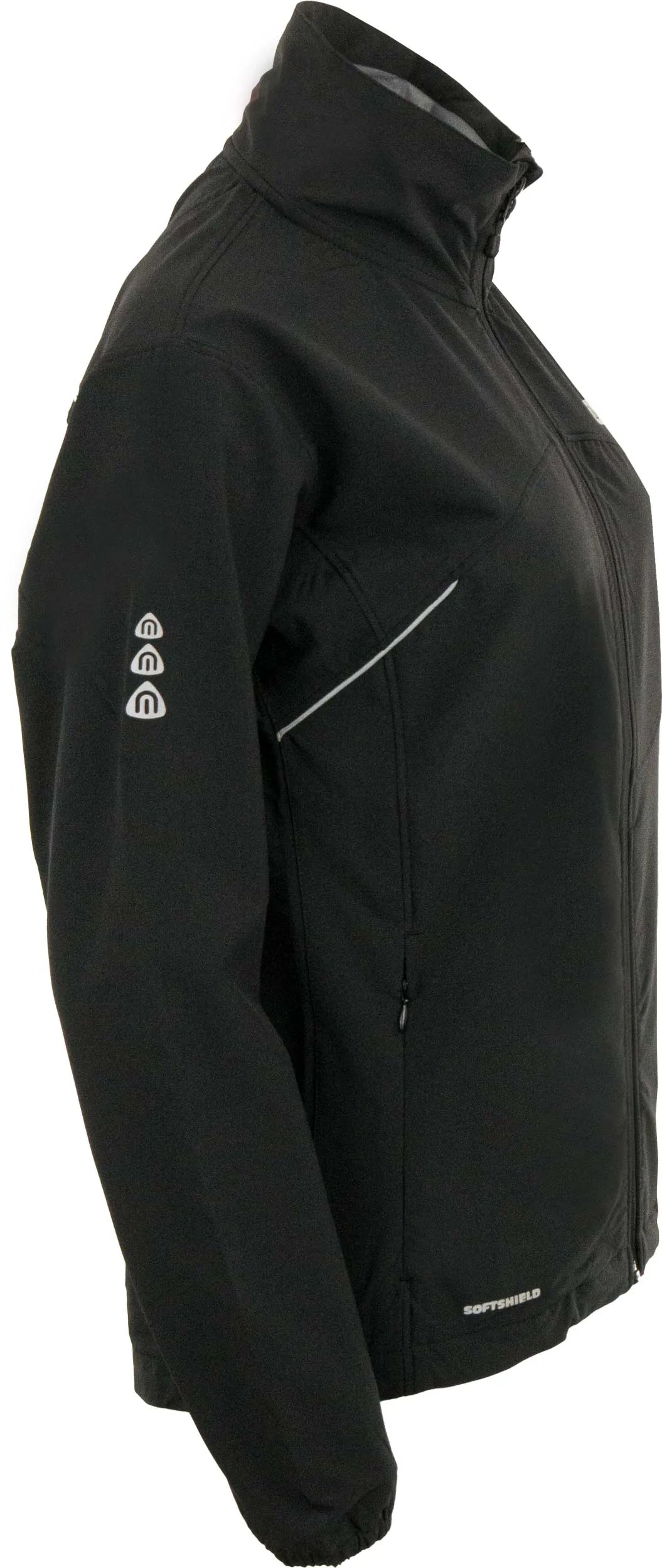 Jachetă Soft-shell Nordblanc pentru femei - neagră subțire