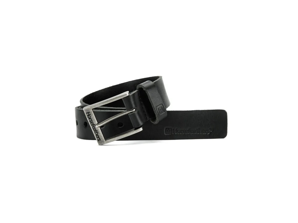 Cinturón Duke de plumas de caballo (negro)