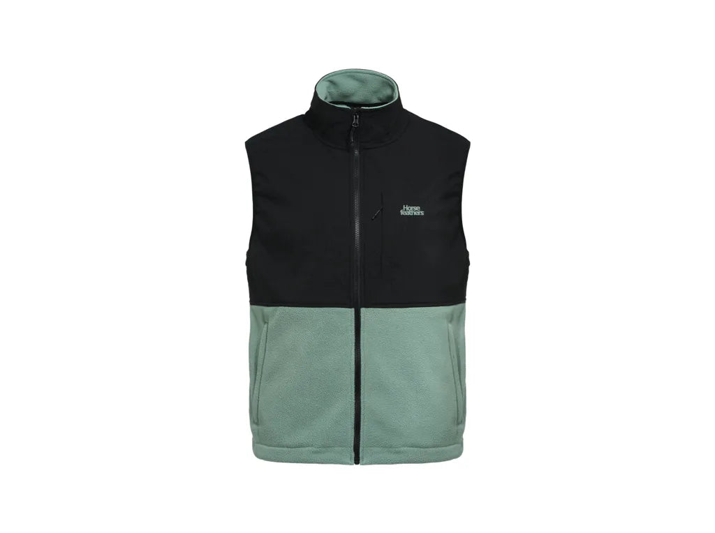 Horsefeathers Duval Fleece Vest (iceberg Green)