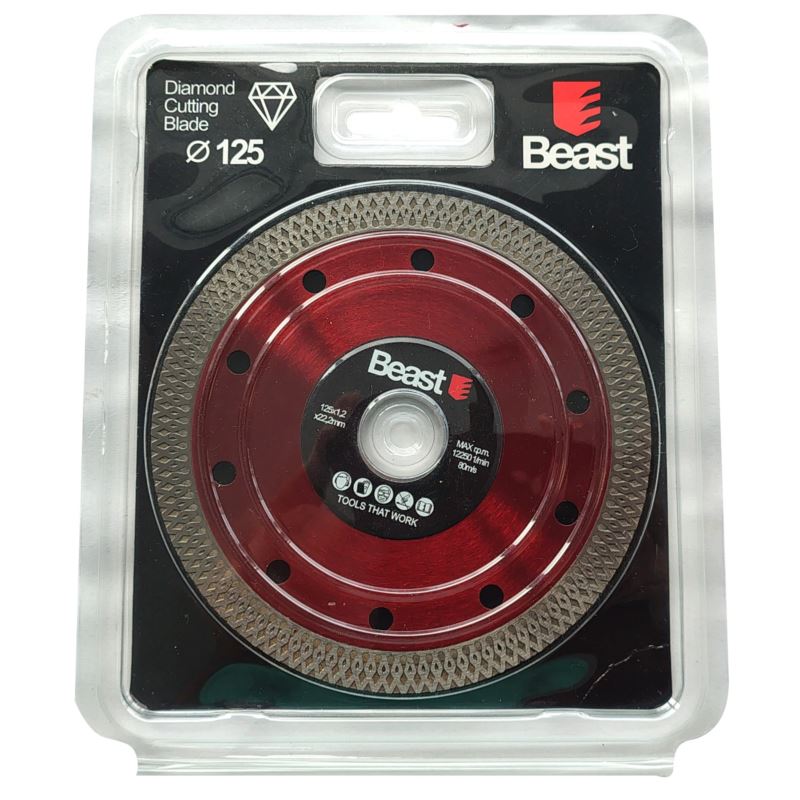 Diosca Gearrtha Diamond 125 Mm Do Beast Ábhair Crua