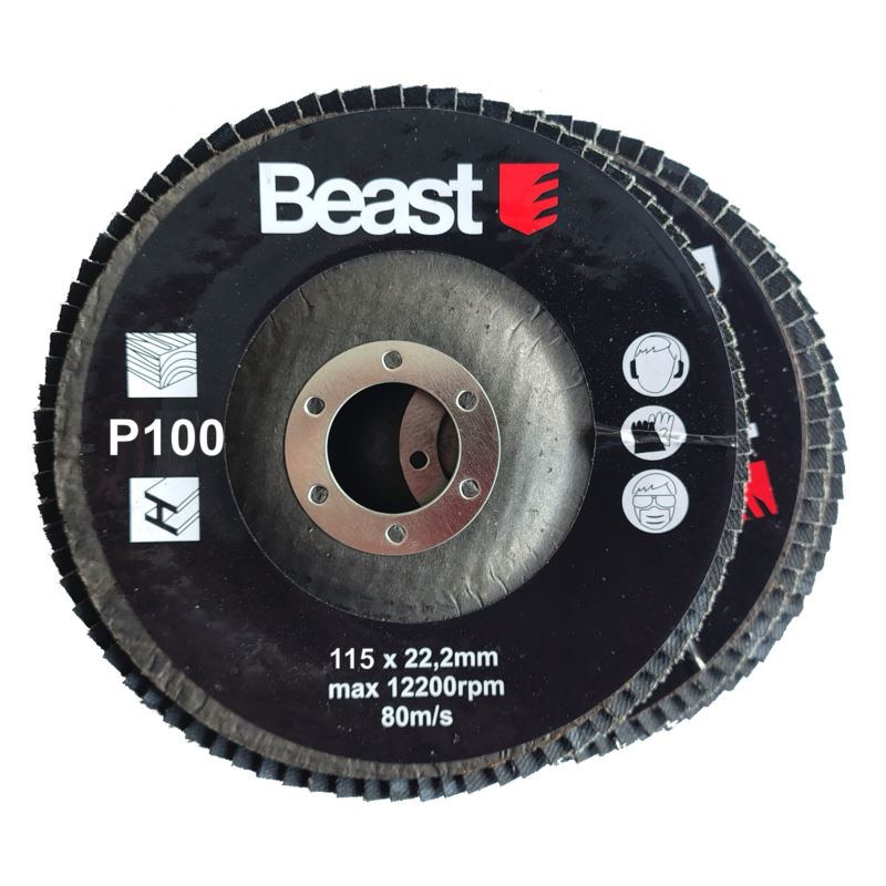 Diosca Meilt Flap 115 Mm P100 Beast 3-phacáiste