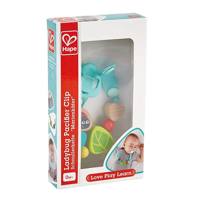 Щипка за залъгалка Hape Ladybug