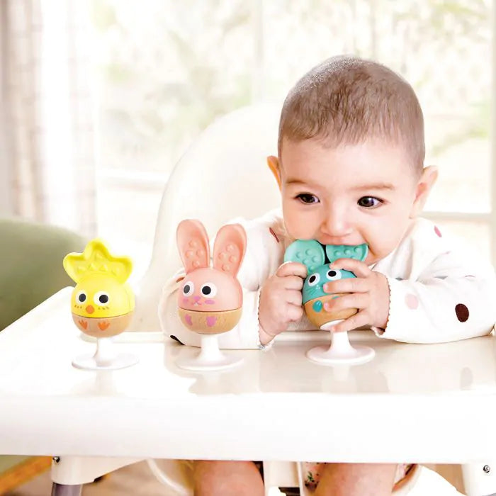Hape Cheery Critter Rattle Trio