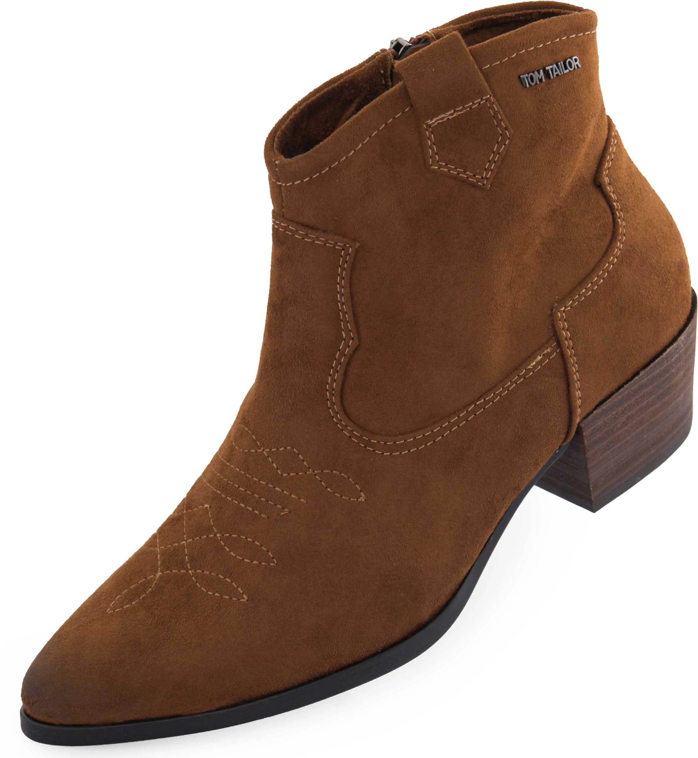 Bróga na mBan Tom Tailor Stiefelette Damen Cognac Brown