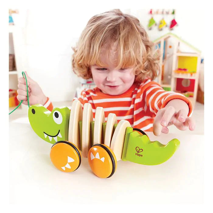 Hape Walk-a-long Crocodile