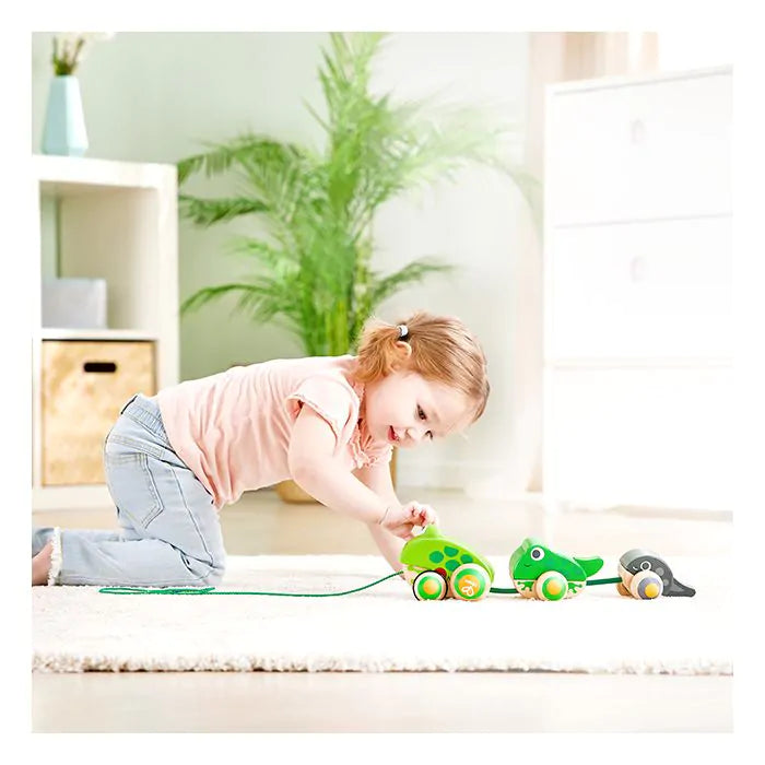 Семейство дърпащи се жаби Hape