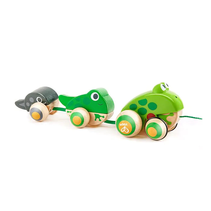 Семейство дърпащи се жаби Hape