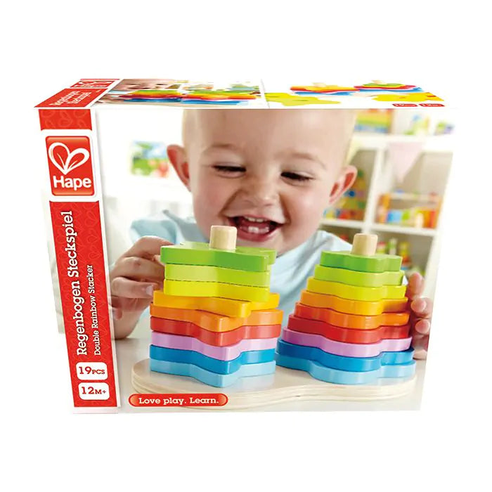 Двойно подреждане Hape Rainbow