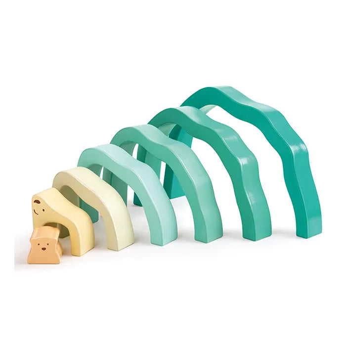 Blocos de empilhamento de urso polar ártico Hape