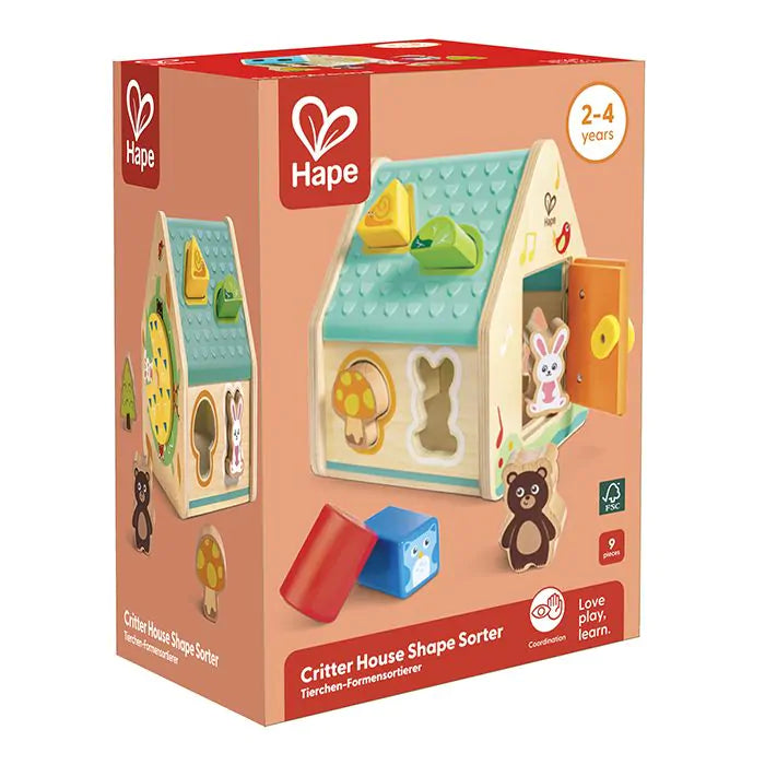 Hape Critter House Shape Sorter