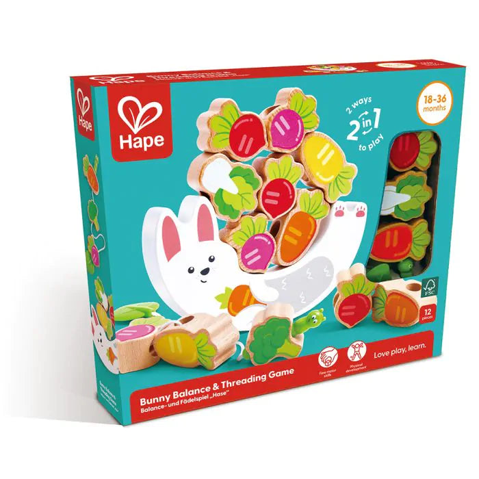Hape Bunny Balance & Threading Game