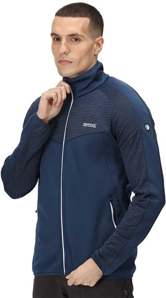 Hanorac pentru bărbați Regatta Men Yare Vi Extol Stretch Softshell Jacket Admir Blue