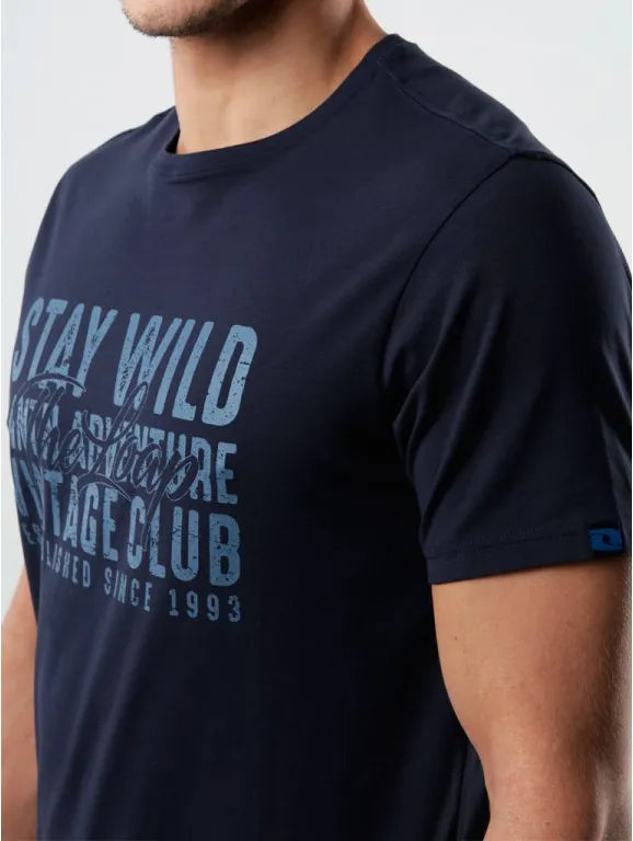 Camiseta Masculina Loap Azul Amieiro