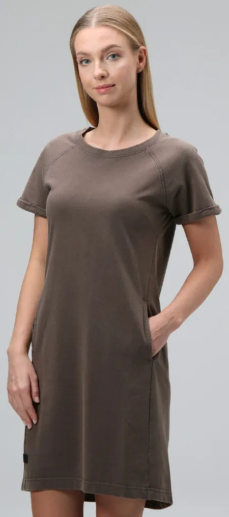 Damekjole loap denda gry brown xs