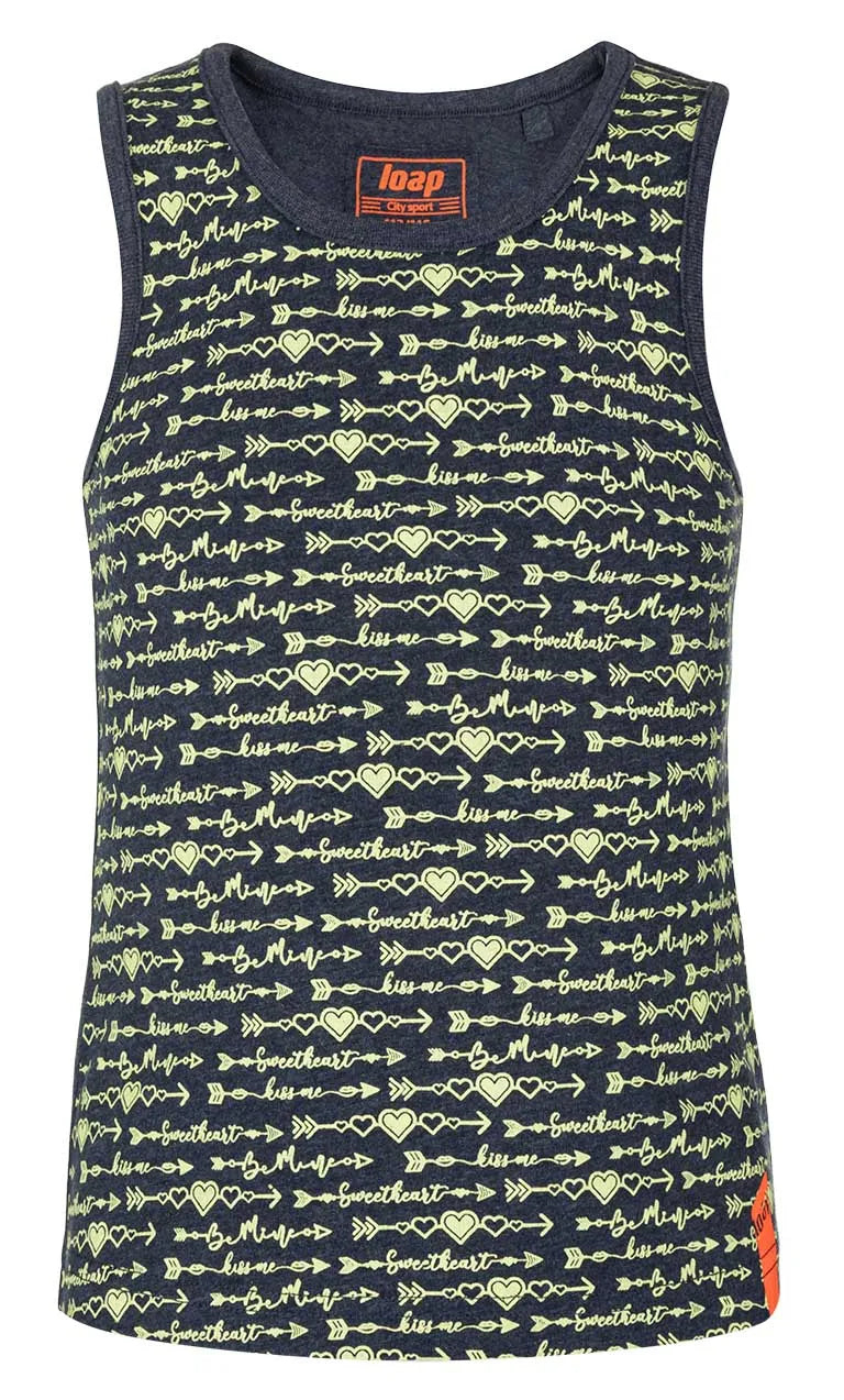 Children's Tank Top Loap Besola Blue