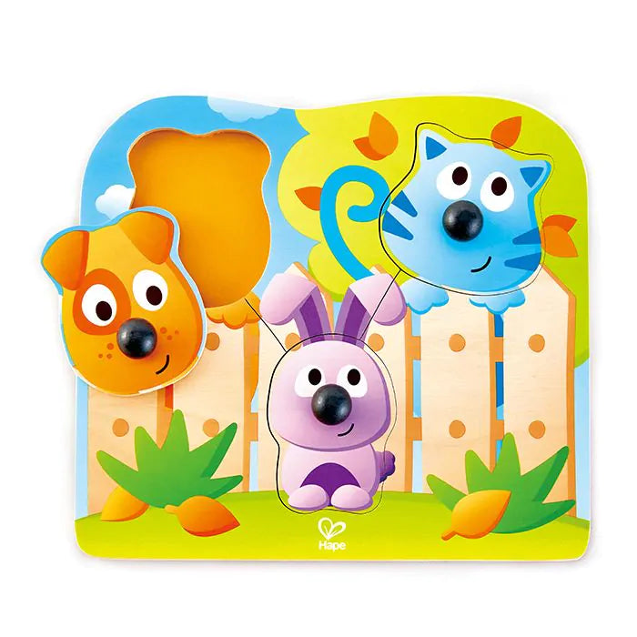 Hape Пъзел за домашни любимци с голям нос