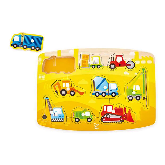 Hape Construction Peg Puzzle