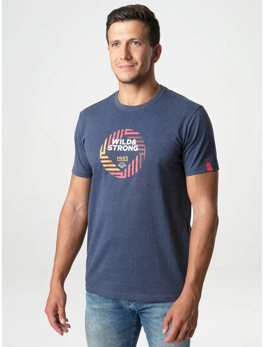 Herren-T-Shirt Loap Bono Blau