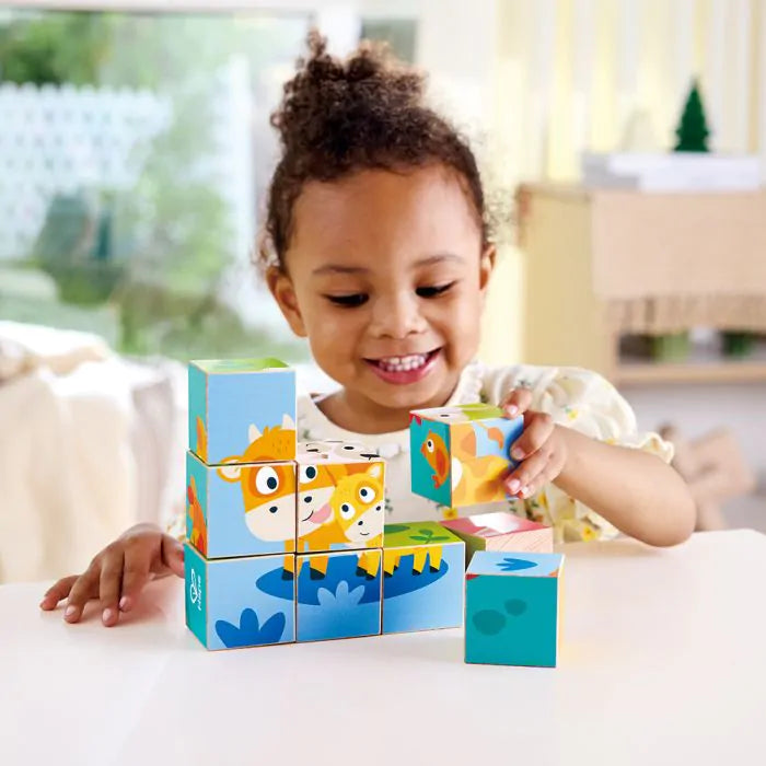 Hape Farm Animals Block Puzzle